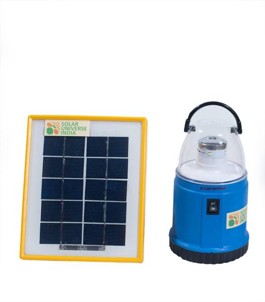 SOLAR UNIVERSE INDIA Solar UFO Type Two Mode 360 Degrees LED Lantern with USB Mobile Charger, Inbuilt Battery & External Solar Panel 6 hrs Lantern Emergency Light