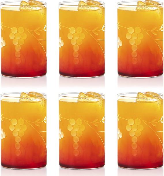 BOROSIL (Pack of 6) BVS6BER295L Glass Set Water/Juice Glass