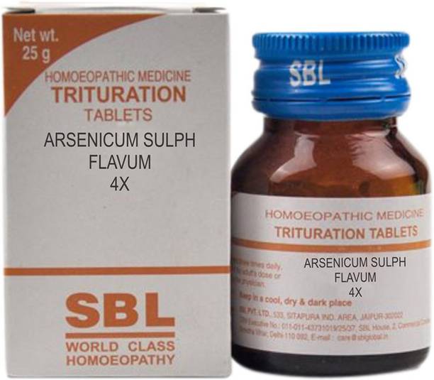 SBL Arsenicum Sulph Flavum 4X Tablets