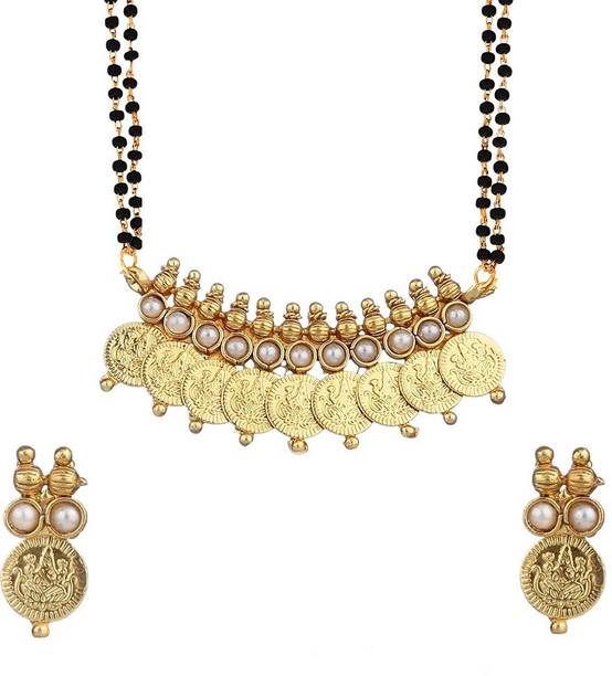 Aazeen Alloy Gold-plated Multicolor Jewellery Set