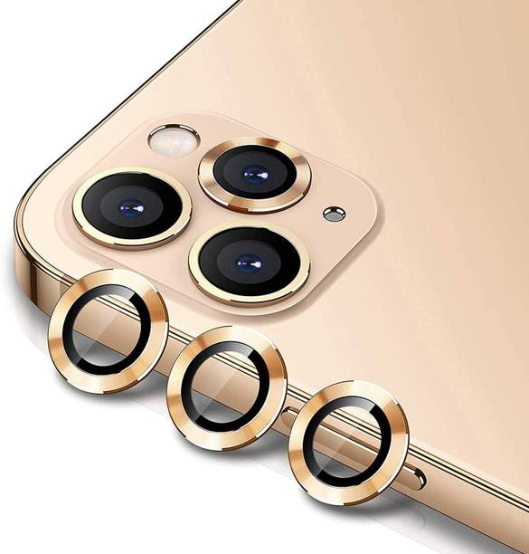 Mobilive Camera Lens Protector for Apple iPhone 12 Pro Max Aluminium Metal Color Ring, 9H Hardness Scratch Proof
