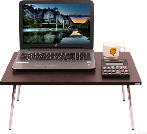 Sumwud Hout Bed Study Laptop Table Wood Portable Laptop Table