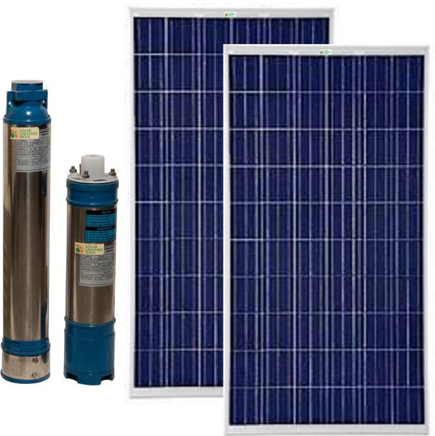 SOLAR UNIVERSE INDIA 0.5HP Pump + 2 x 200W SPV (24V) Solar Water Pump
