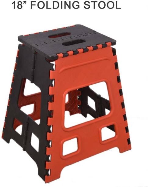 Onpoint Trading 18" Lightweight Foldable Step Stool for Kids & Adults for Kitchen Bathroom etc Stool