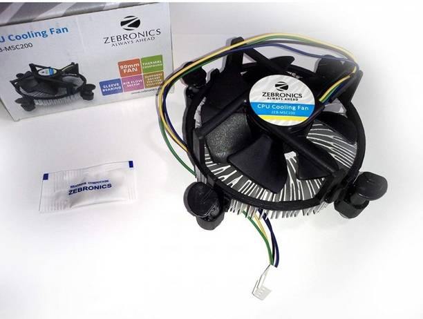 ZEBRONICS CPU Cooling Fan ZEB-LGA775 Cooling Fan Processor Cooler