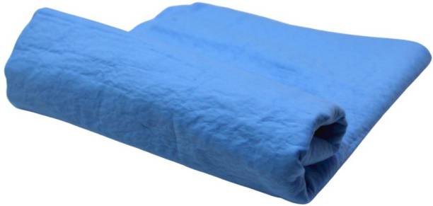 Taiyo Pluss Discovery Dog Bath Towel, Size: (60X35 cm) (LXH), Suede Material Bath Towel Ultra-Absorbent Dog Towels Machine Washable Towel for Small Medium Large Dogs and Cats (BLUE) Dog, Cat Blanket