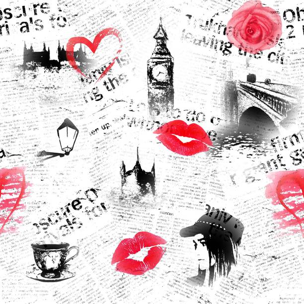 DWELLSINDIA Romance Grey Wallpaper