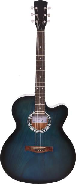 Flipkart SmartBuy 40C Blueburst Acoustic Guitar Basswood, Mahogany, Rosewood Rosewood Right Hand Orientation
