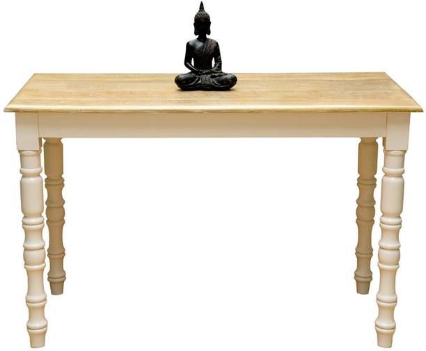 o my furniture Solid Wood 4 Seater Dining Table