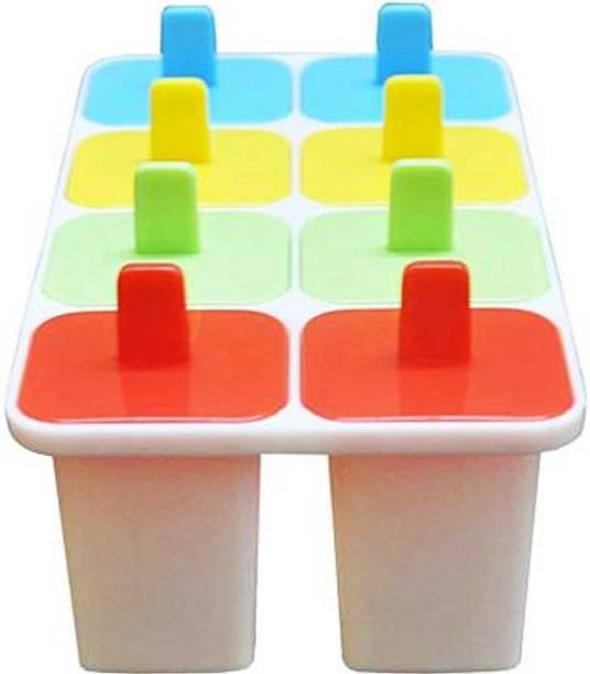 बेकनर Ice-cream Kulfi mould small बहुरंगी प्लास्टिक आइस क्यूब ट्रे