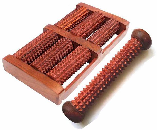 HusNain H0172 Wooden Roller Massager | Body massager | Feet Massager | Leg Massager Massager