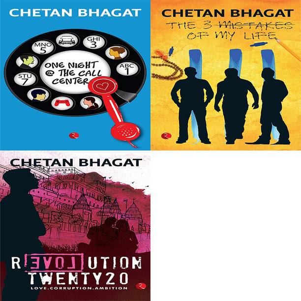 Revolution Twenty 20: Love. Corruption. Ambition + The 3 Mistakes Of My Life + One Night @ The Call Centre (Set Of 3 Books)