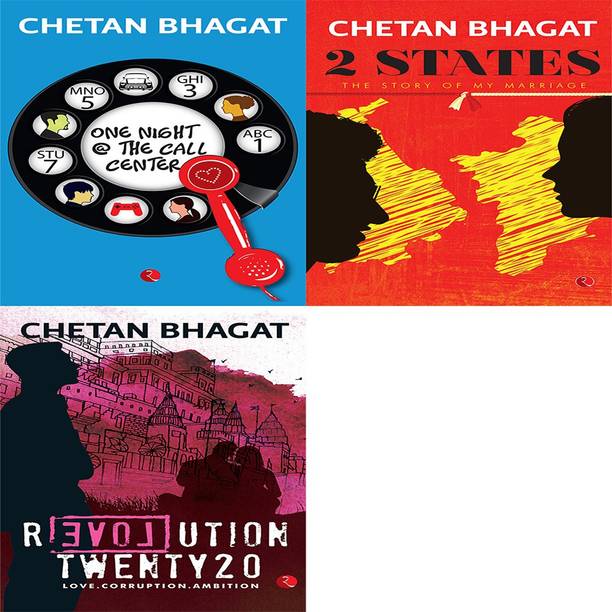 Revolution Twenty 20: Love. Corruption. Ambition + 2 States: The Story Of My Marriage + One Night @ The Call Centre (Set Of 3 Books)
