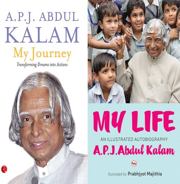 My LifeAn Illustrated Autobiography+My Journey: Transforming Dreams Into Actions (Set Of 2 Books)