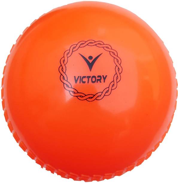 VICTORY Wind Ball (Pack of 1) - Made in India Smooth Cricket Synthetic Ball