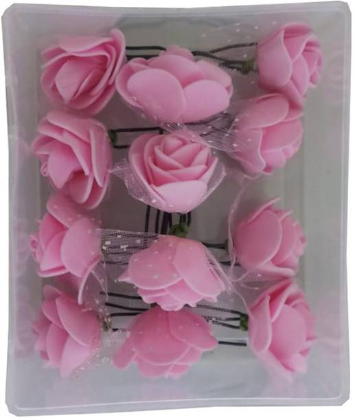 MorningGlory Flower Juda Hair Pins for Girls Hair Styling - 12 Pieces Hair Pin
