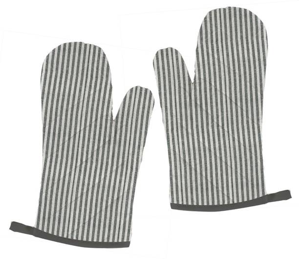 Cotonex Grey, White Cotton Kitchen Linen Set