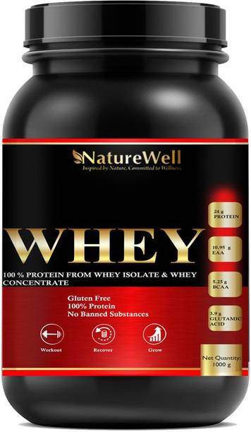 Naturewell Protein Plus Body Building Gym Supplement Wh...