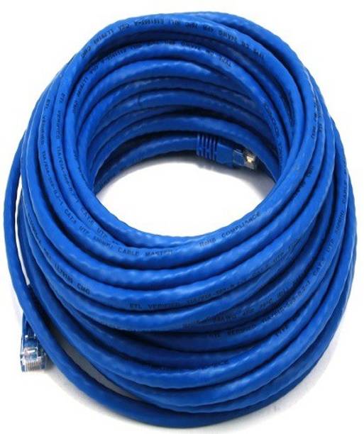 techut LAN Cable 15 m 15 Meters CAT 6 Ethernet Cable Lan Network CAT6 Internet Modem RJ45 Patch Cord