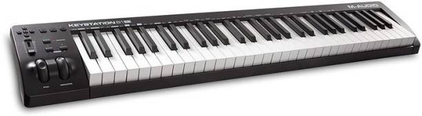 M-Audio Keystation 61 MK3 61-Key USB MIDI Keyboard Controller with Pitch/Modulation Wheels, Free App Lessons and Software Production Suite Digital Portable Keyboard