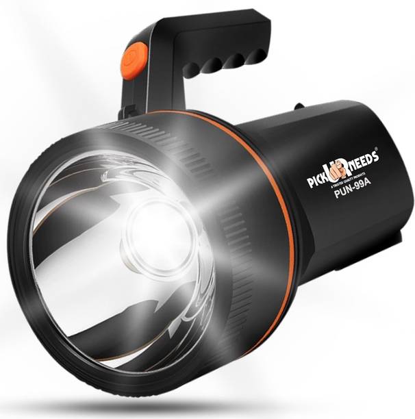 Pick Ur Needs Emergency Search Torch Light 120W With Lithium Battery High Long Range (Range 2 Km.) Torch