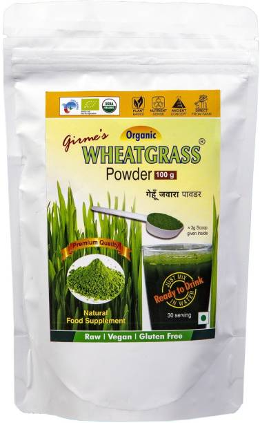 Girme's Wheatgrass Powder Ziplock Pouch