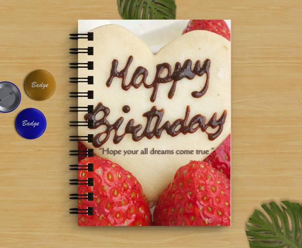 DI-KRAFT Handicraft Diary A5 Diary Unruled 160 Pages