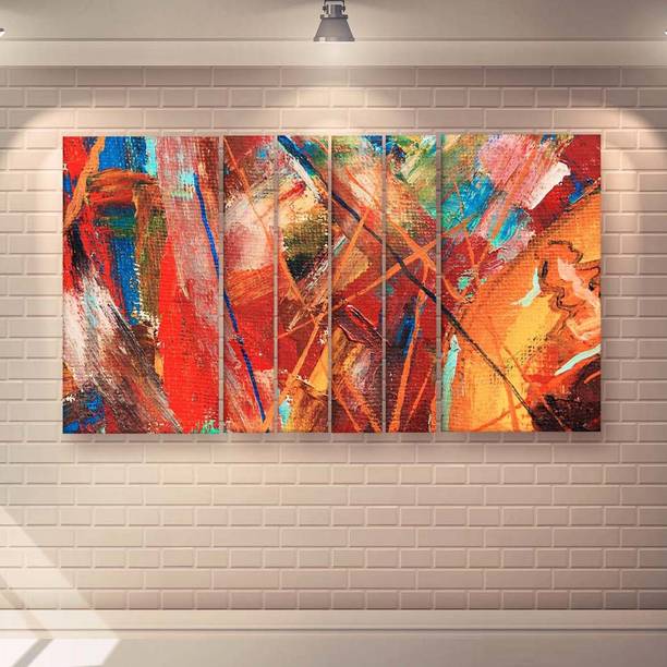 Casperme Designer Modern Fine Art New Concept Grill Big Size Wall Painting for rooms, office, living room etc with Sugar Coated Sparkle Effect 60 x 36 inches, (152 x 91 cms) Natural Colors 36 inch x 60 inch Painting