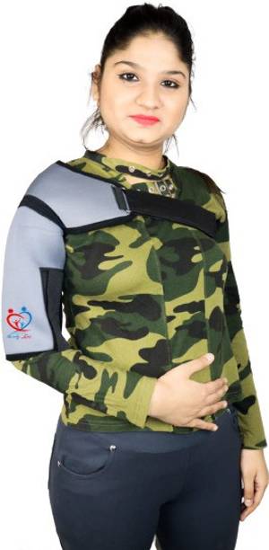 Family Line Men's/Women'sPremiumShoulderBraceand RotatorCuffSupport Brace (Right Hand, Black) Shoulder Support