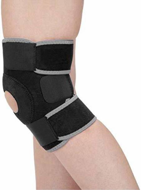 GymWar Adjustable Knee Cap Support Brace for Sports, Gym, Running, Arthritis Knee Support