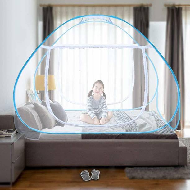 Comfortnet HDPE - High Density Poly Ethylene Adults Washable Double Bed Mosquito net. BL125 HDPE - High Density Poly Ethylene Washable Adults Mosquito Net