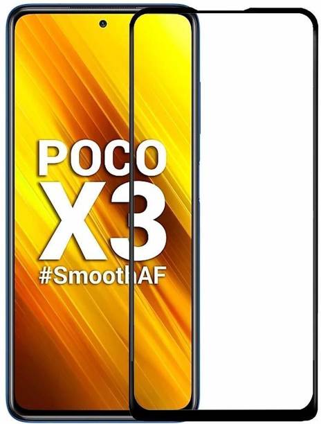 SAVD Edge To Edge Tempered Glass for Poco X3