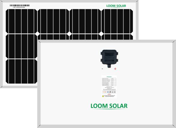 LOOM SOLAR 50 watt - 12 volt Mono PERC Solar Panel