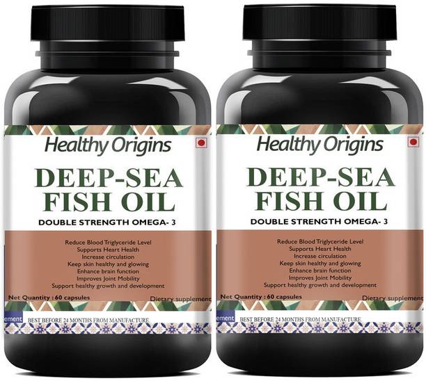 Healthy Origins Deep Sea Fish Oil 2500mg (Pack Of 2)