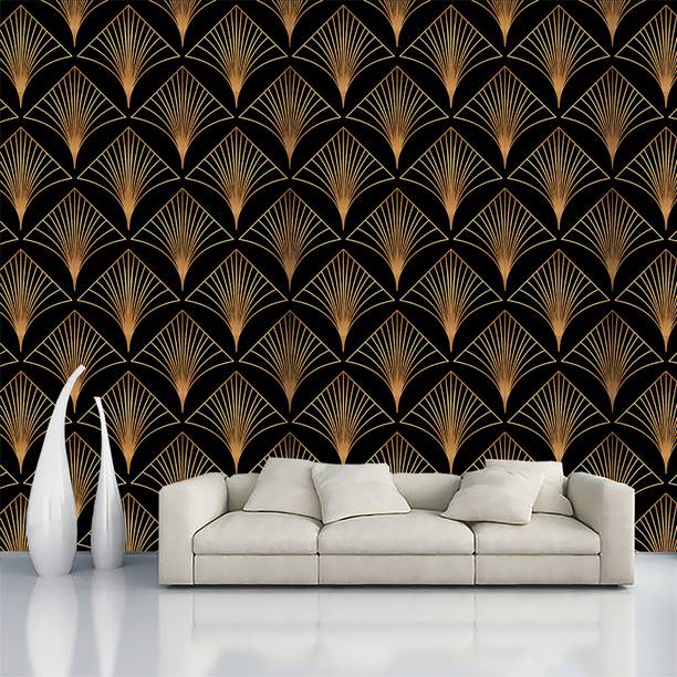 DURGAWALLCRAFT Vinyl Floral & Botanical Multicolor Wall...