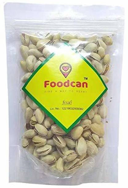 FOODCAN Natural Pista Pistachios (Roasted & Salted, Super Quality Big Size) Pistachios