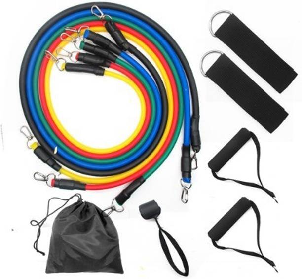 Shopeleven Crossfit Resistance band Pilates Fitness Elastic Pull Rope Equipment toning tube Resistance Tube
