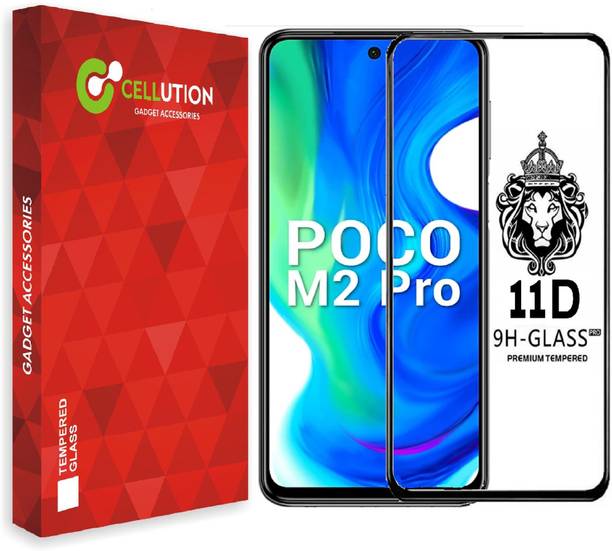 Cellution Edge To Edge Tempered Glass for Poco M2 Pro
