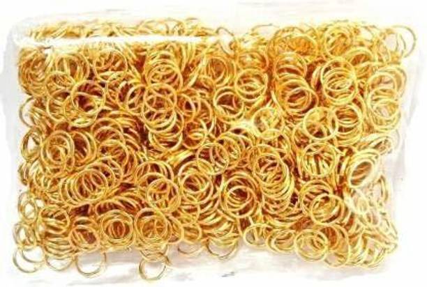 Delush ewellery Making Silver Jump Ring for Quilling Kit, Jewellery Making Accessories Gold (250 pcs)