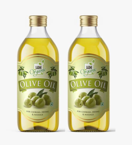 LAXMI ORGANIC OLIVE OIL Jaitun tail Edible food cooking oil extra light and for skin Olive Oil Plastic Bottle