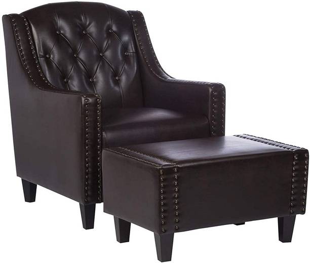 gnanitha Leatherette Living Room Chair
