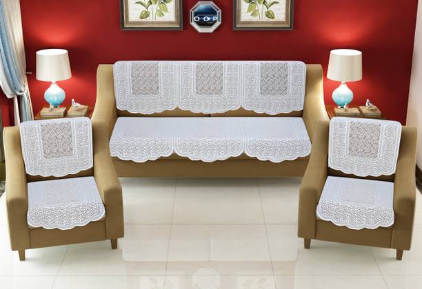 croox Cotton Floral 3+2 Seater Sofa Cover
