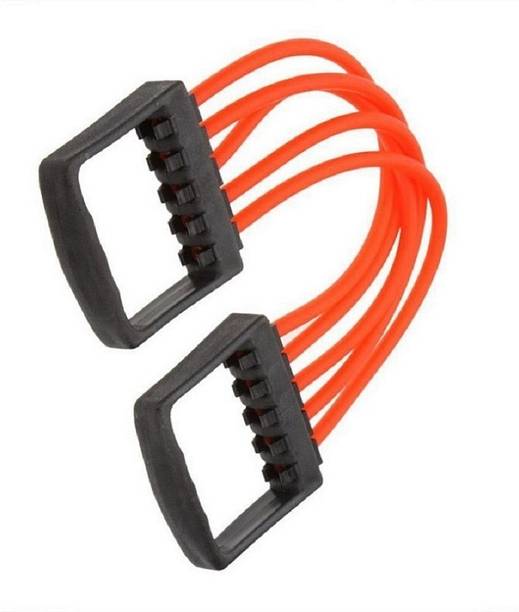 FOX Adjustable Chest Expender Latex Gym Rope For Men & Women Resistance Tube