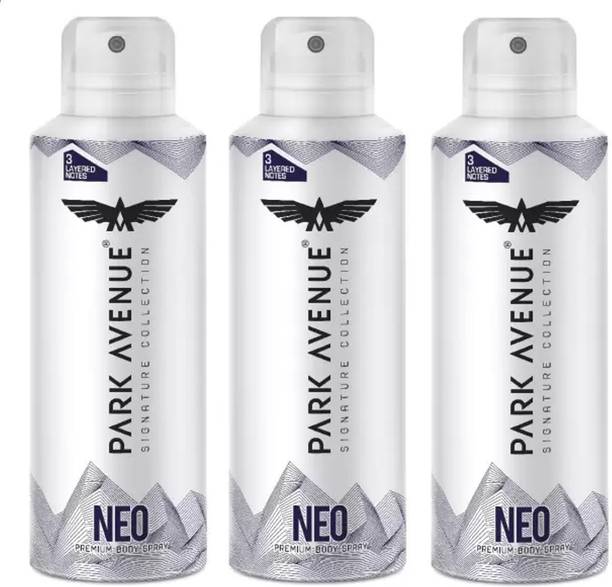 PARK AVENUE Neo Deodorant Spray For Men 150 Ml Pack Of 3 Deodoran