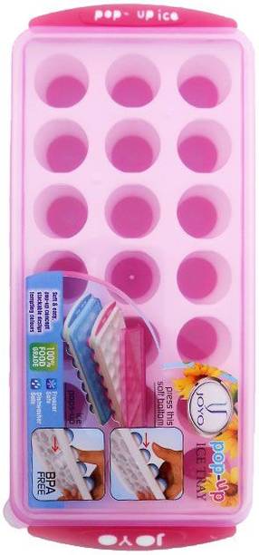 JOYO Pop Up Multicolor Plastic Ice Cube Tray