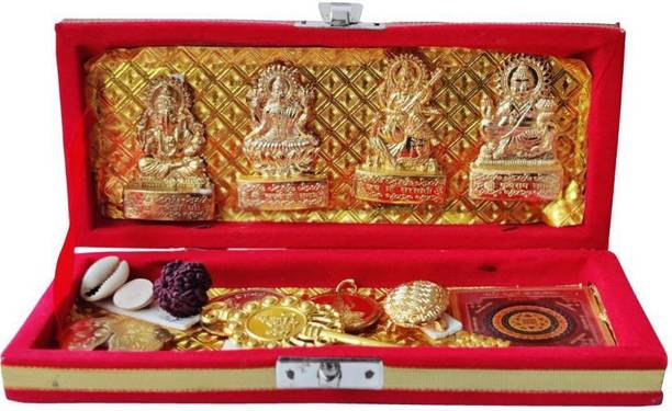 Cyan spritual Shri Dhan Laxmi Kuber Bhandari Yantra,Sri Dhan Laxmi Kuber Bhandari Yantra,Sarv Samridhi Sarv Dosh Nivaran Sampoorna Dhan Bhandari Pooja,Diwali,Gifts Plated Yantra Brass Yantra
