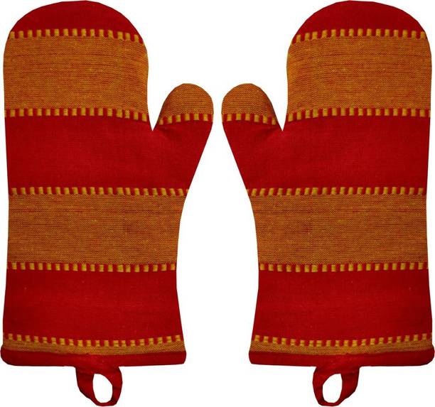 SBN Newlifestyle Red Polycotton Kitchen Linen Set