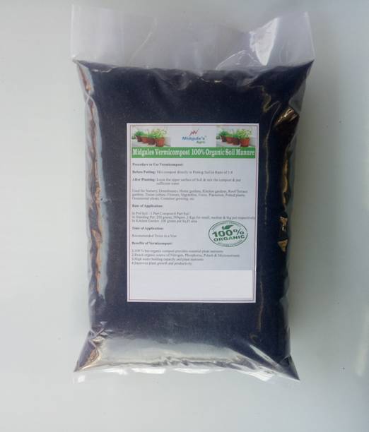 Midgules Vermicompost – 100% Organic a Manure
