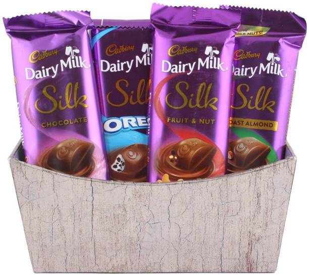 Cadbury Attractive Multipurpose Basket With Chocolates , Gift Hamper For Your Loved Ones | Gift For Diwali, Birthday Combo