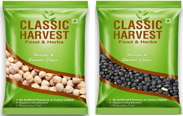 Classic Harvest Organic Black, White Combo (Whole)
